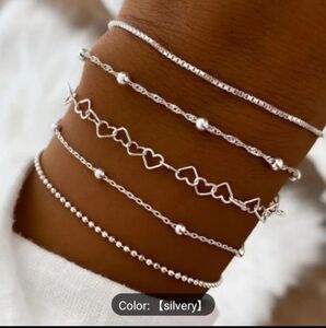 Silvertone Bracelet bundle